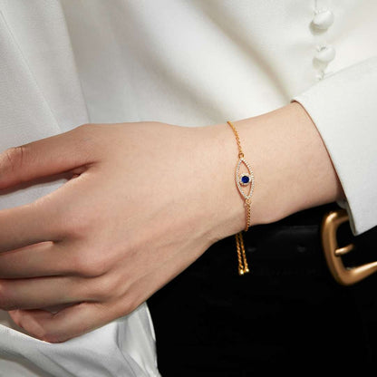 [Kincade Jewelrys] Bracelet creux œil du diable