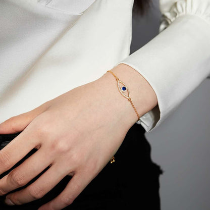 [Kincade Jewelrys] Bracelet creux œil du diable