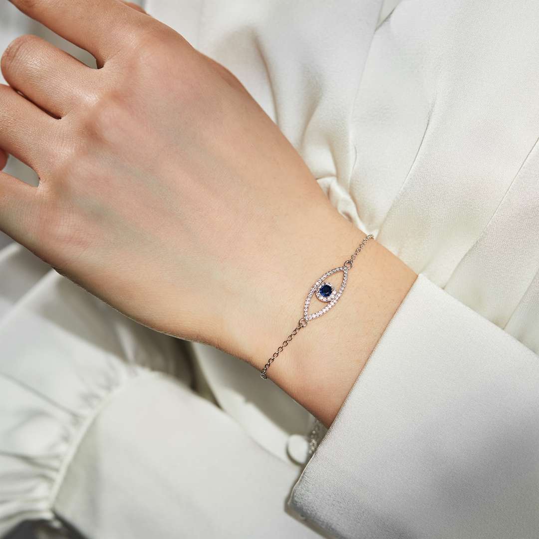 [Kincade Jewelrys] Bracelet creux œil du diable