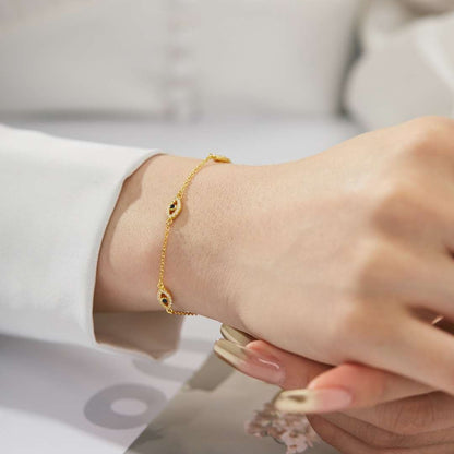 [Kincade Jewelrys] Collier pendentif en forme de mauvais œil