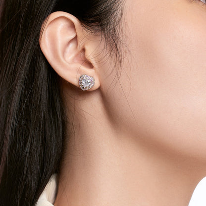 [Kincade Jewelry] Boucles d'oreilles éblouissantes en forme de cœur
