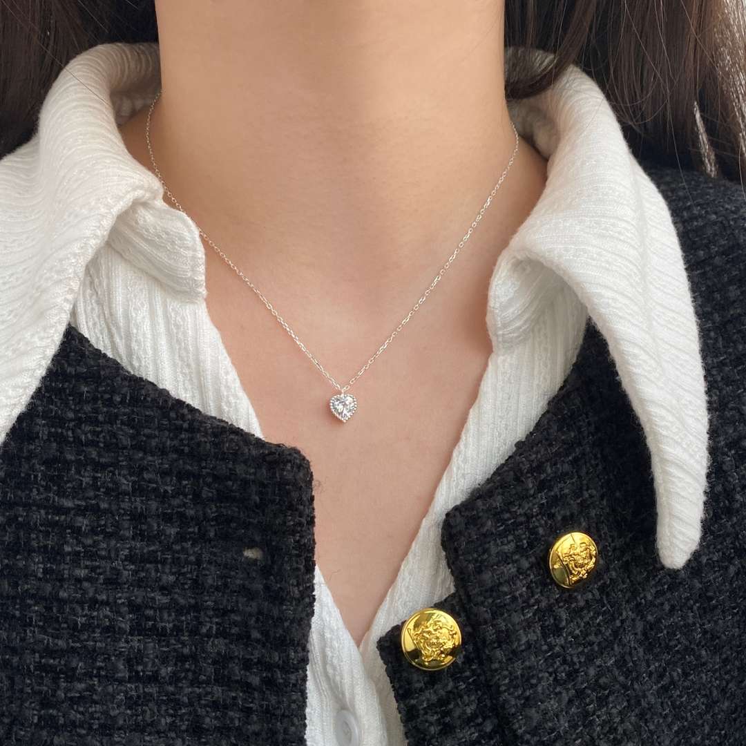 [Kincade Jewelrys]Ornate Heart Shape Necklace