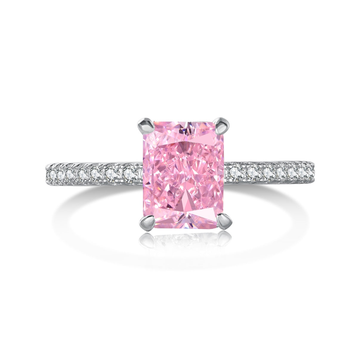 [Kincade Jewelry] Bague de fête scintillante et éclatante de 2,0 carats