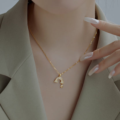 [Kincade Jewelrys] Collier étoile arc-en-ciel unique