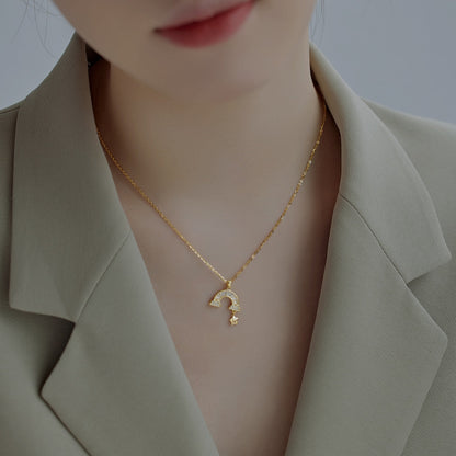[Kincade Jewelrys] Collier étoile arc-en-ciel unique