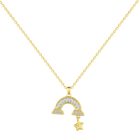 [Kincade Jewelrys] Collier étoile arc-en-ciel unique