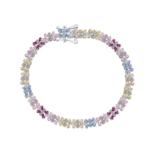 [Joyería Kincade] Pulsera de fiesta única con forma de mariposa colorida
