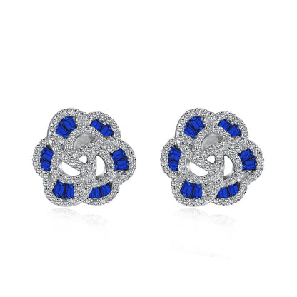 [Kincade Jewelry] Boucles d'oreilles exquises en forme de fleur pour un usage quotidien