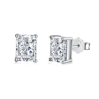 [Kincade Jewelry] Boucles d'oreilles quotidiennes luxueuses et radieuses taille princesse