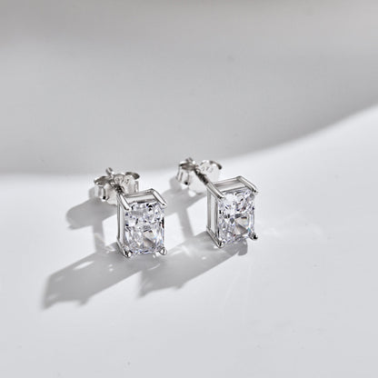 [Kincade Jewelry] Boucles d'oreilles quotidiennes luxueuses et radieuses taille princesse
