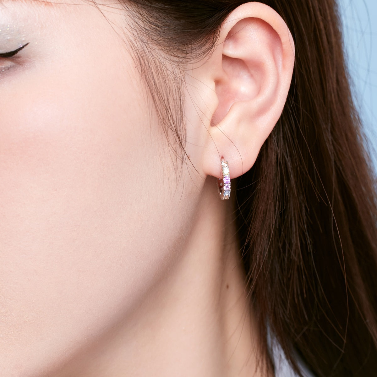 [Kincade Jewelrys] Boucles d'oreilles rondes colorées et éclatantes