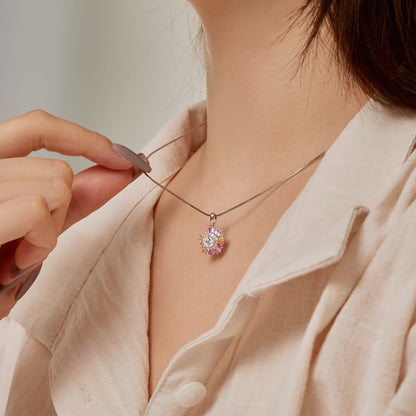 [Kincade Jewelrys] Charmant collier de fleurs colorées