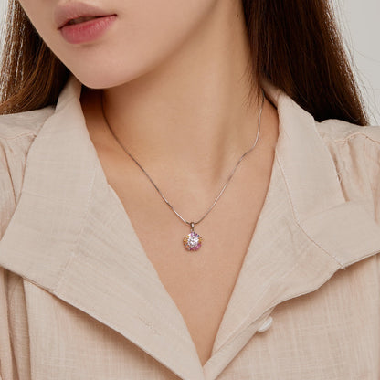 [Kincade Jewelrys] Charmant collier de fleurs colorées
