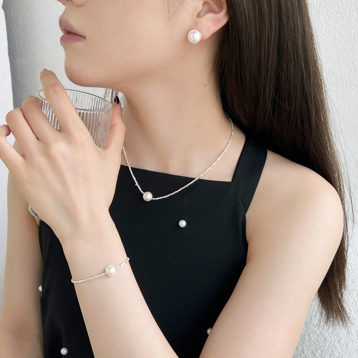 [Kincade Jewelrys]Delicate Pearl Earrings