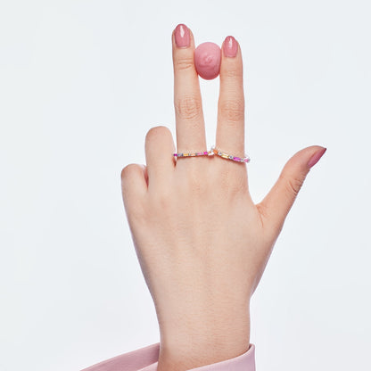 [Kincade Jewelry] Bague quotidienne élégante à taille radiante Lively In Shades