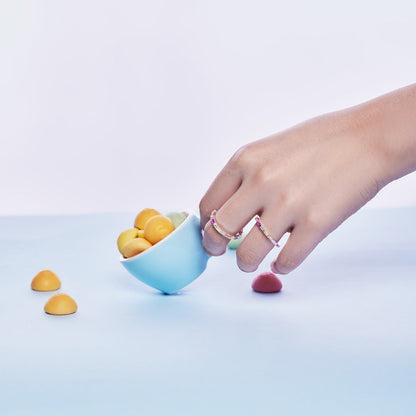 [Kincade Jewelry] Bague quotidienne élégante à taille radiante Lively In Shades