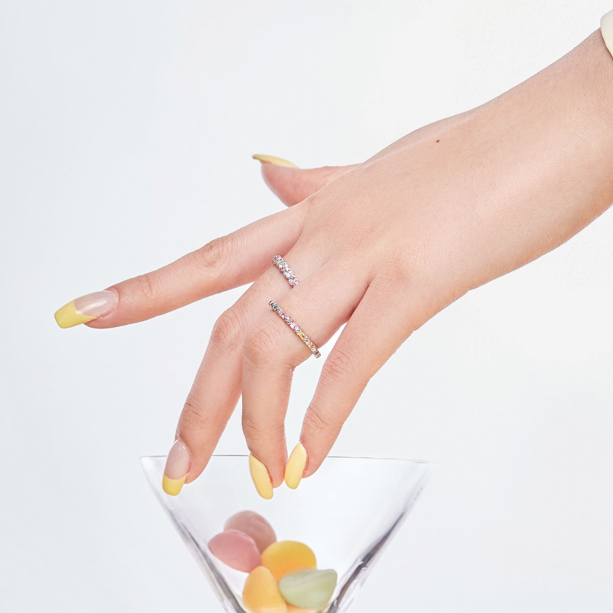 [Kincade Jewelrys]Charming Colorful Round Cut Daily Ring