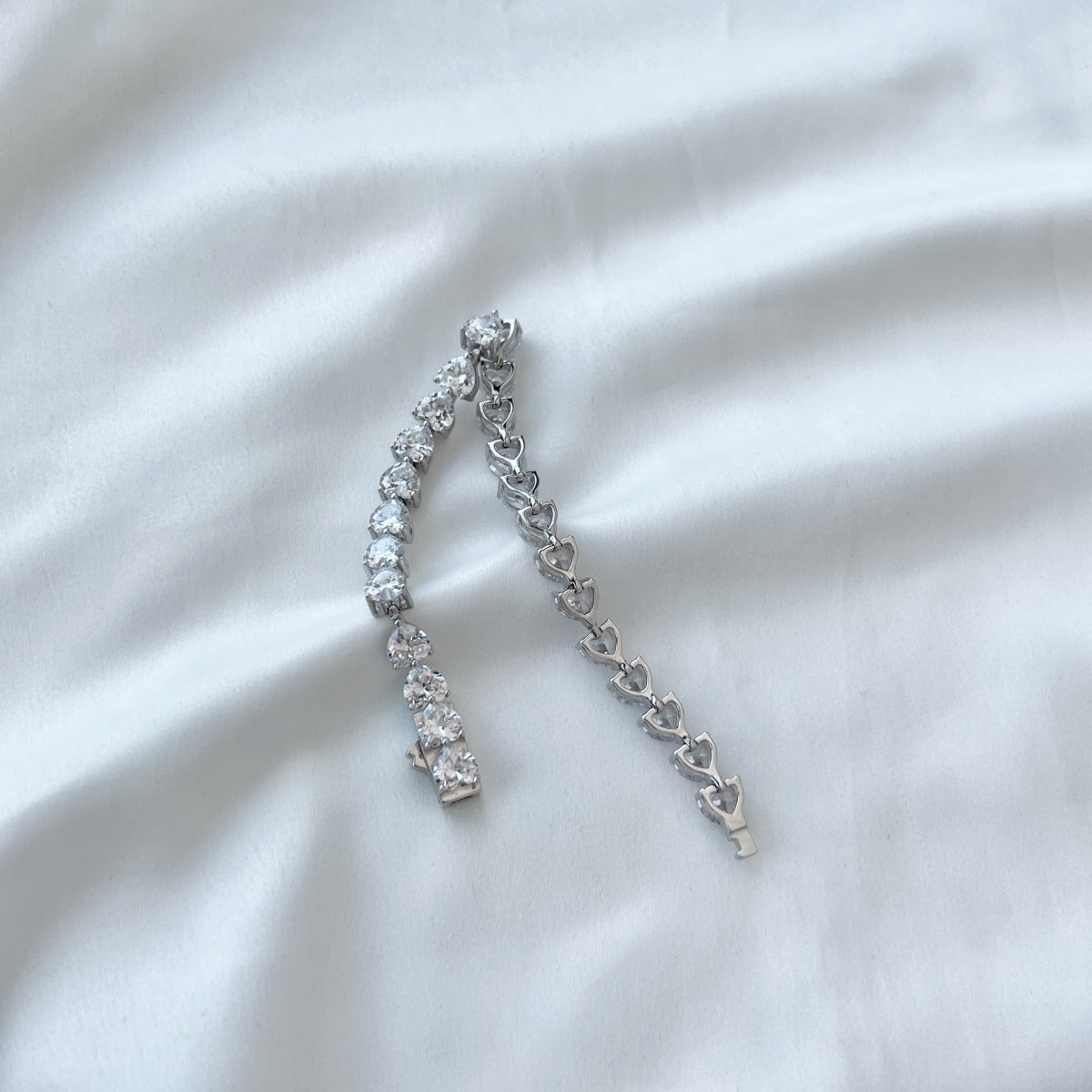 [Kincade Jewelrys] Bracelet élégant et romantique en forme de cœur de 0,75 carat
