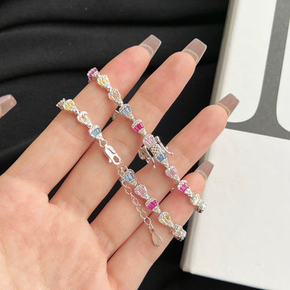 [Kincade Jewelrys] Bracelet quotidien en forme de goutte d'eau rayonnante