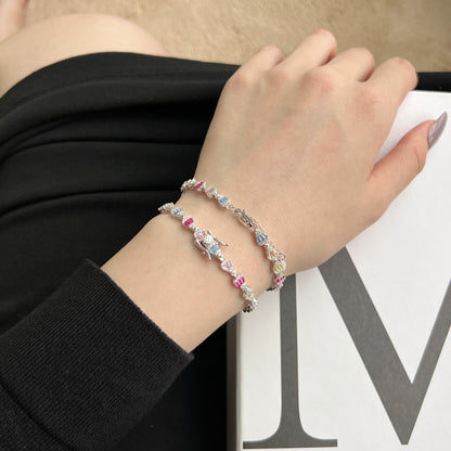 [Kincade Jewelrys] Bracelet quotidien en forme de goutte d'eau rayonnante