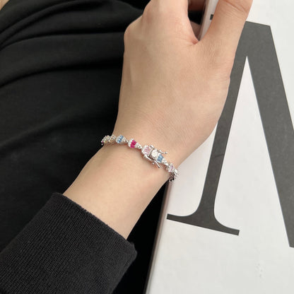 [Kincade Jewelrys] Bracelet quotidien en forme de goutte d'eau rayonnante