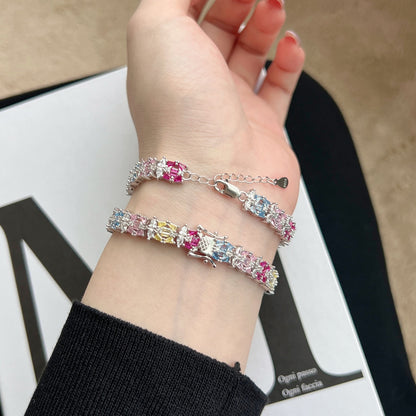 [Kincade Jewelrys] Bracelet de fête délicat et coloré à plusieurs coupes
