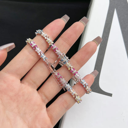 [Kincade Jewelrys] Bracelet de fête taille émeraude aux couleurs éclatantes