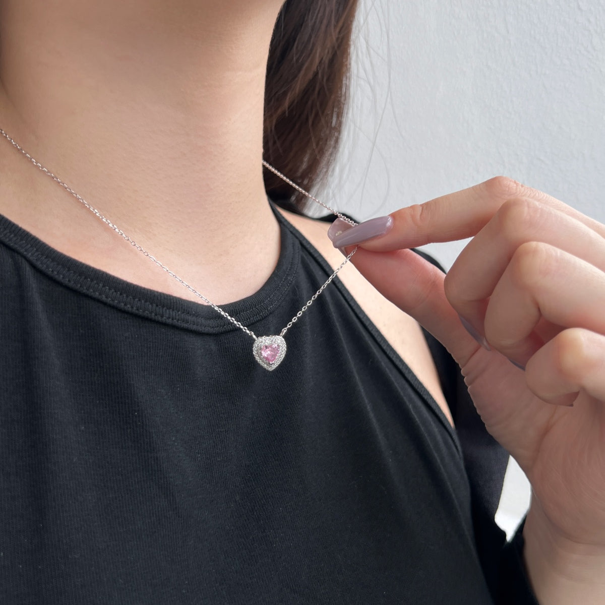 [Kincade Jewelrys] Collier exquis en forme de cœur