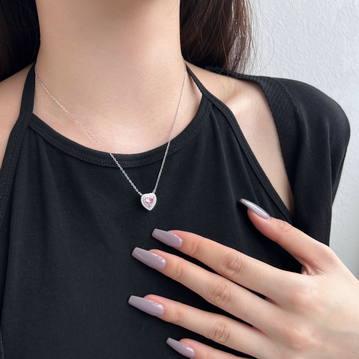 [Kincade Jewelrys] Collier exquis en forme de cœur