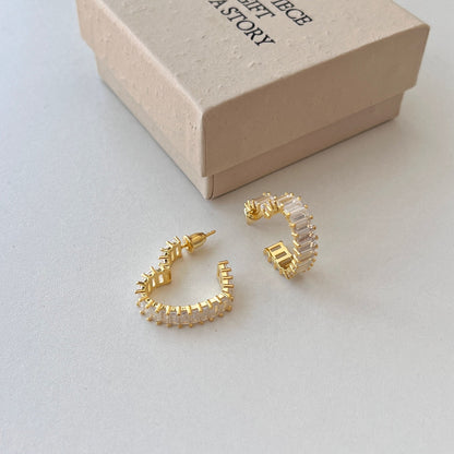 [Kincade Jewelrys]Radiant Heart Cutout Earrings
