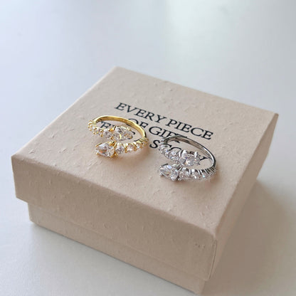 [Kincade Jewelrys] Bague quotidienne délicate et vivante en forme de serpent