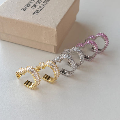 [Kincade Jewelrys]Radiant Heart Cutout Earrings