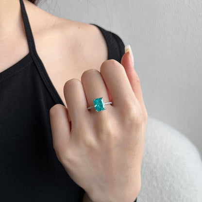 [Kincade Jewelry] Bague de fiançailles luxueuse de 4,0 carats