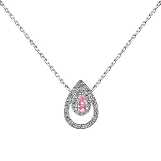 [Kincade Jewelrys] Collier scintillant en forme de poire
