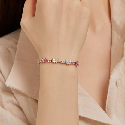[Kincade Jewelrys] Bracelet rond en forme de papillon coloré et orné