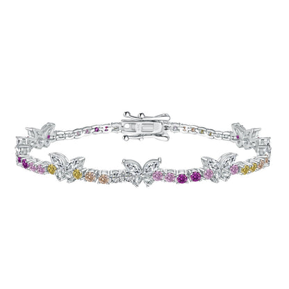 [Kincade Jewelrys] Bracelet rond en forme de papillon coloré et orné