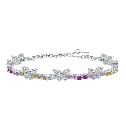 [Kincade Jewelrys] Bracelet rond en forme de papillon coloré et orné