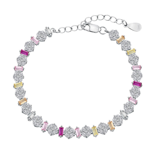 [Joyas Kincade] Pulsera redonda colorida y radiante para uso diario