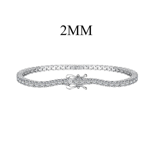 [Joyas Kincade] Pulsera de uso diario deslumbrante y exquisita con corte redondo
