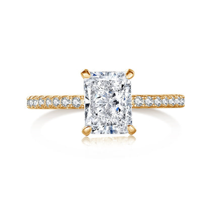 [Kincade Jewelry] Bague de fête scintillante et éclatante de 2,0 carats