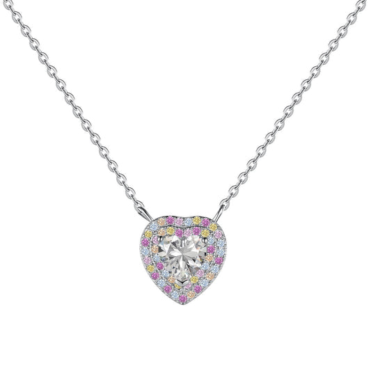 [Joyería Kincade] Exquisito collar con forma de corazón