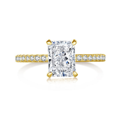 [Kincade Jewelry] Bague de fête scintillante et éclatante de 2,0 carats