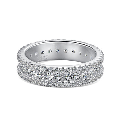 [Kincade Jewelrys]Delicate Colorful Round Cut Daily Ring