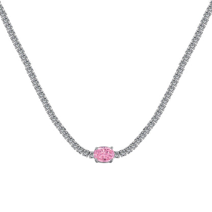 [Kincade Jewelrys] Collier taille ovale brillant de 1,0 carat
