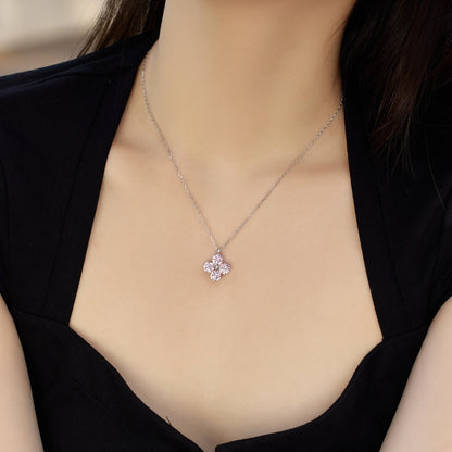 [Kincade Jewelry] Collier trèfle à quatre feuilles et étoile à huit branches