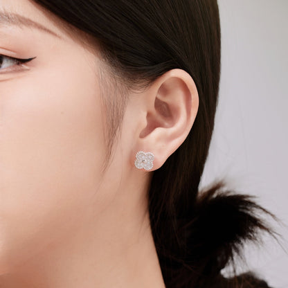 [Kincade Jewelry] Boucles d'oreilles fantaisie trèfle à quatre feuilles