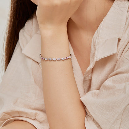 [Kincade Jewelrys]0.25 Carat Radiant Water Drop Shape Daily Bracelet