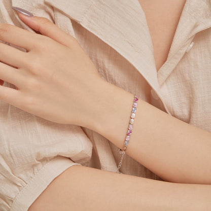 [Kincade Jewelrys] Bracelet de fête orné de fleurs colorées
