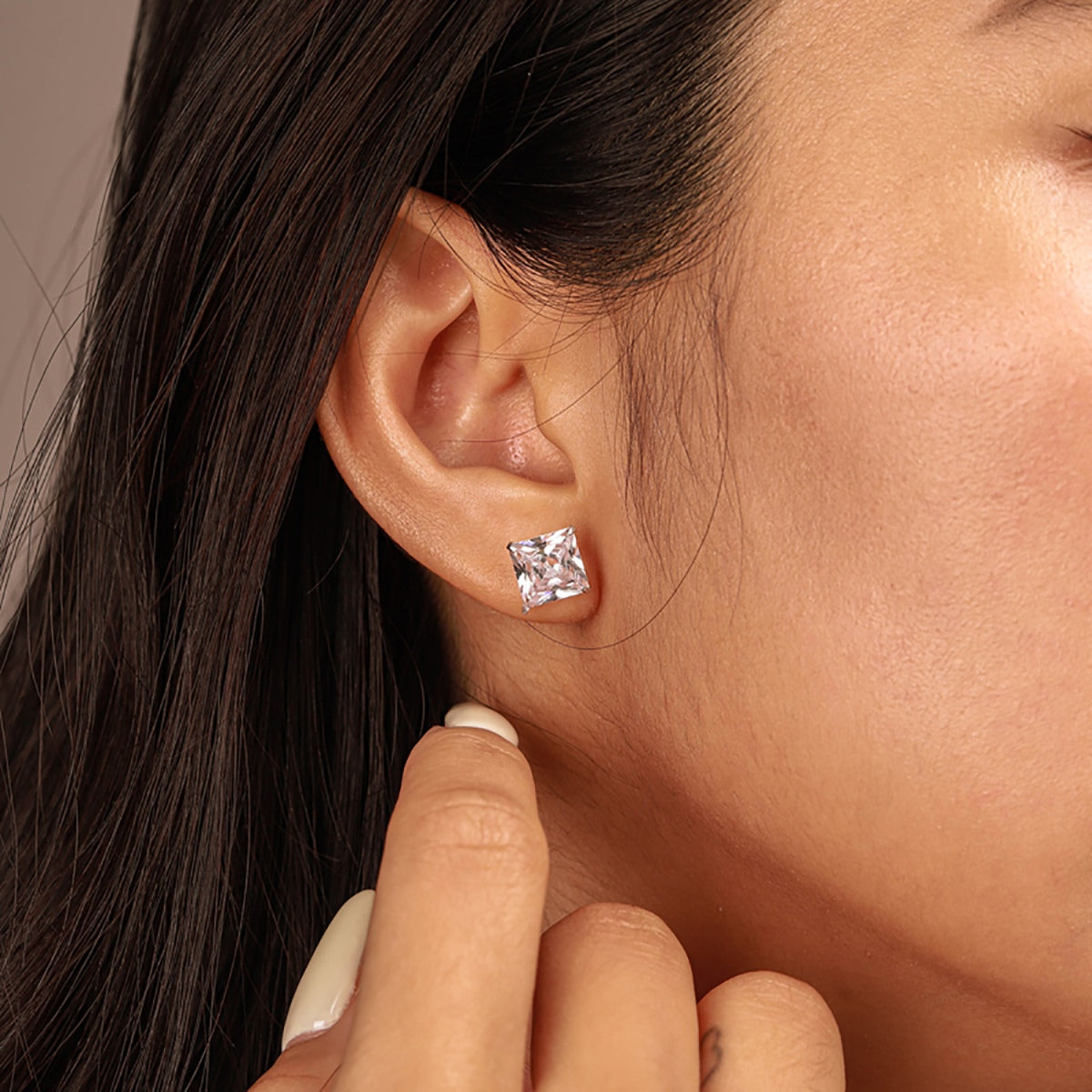 [Kincade Jewelrys] Boucles d'oreilles carrées ornées
