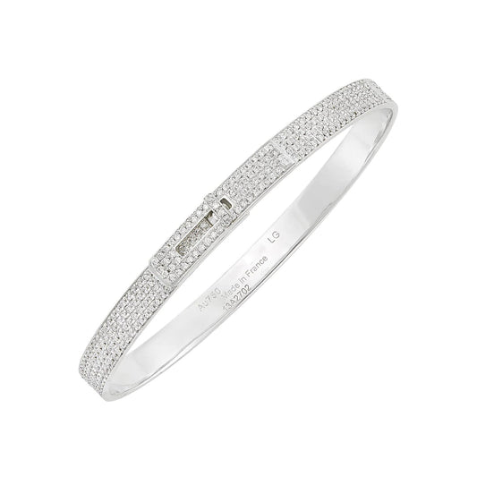 [Kincade Jewelrys] BRACELET HM KELLY EN ARGENT ET DIAMANTS ENTIÈREMENT PAVÉS